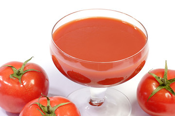 Image showing Tomato juice