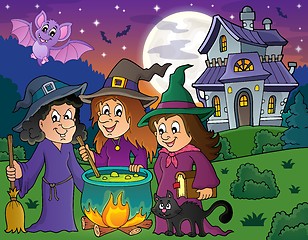 Image showing Three witches theme image 4