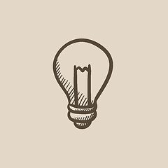 Image showing Lightbulb sketch icon.