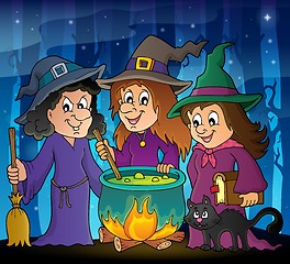 Image showing Three witches theme image 2