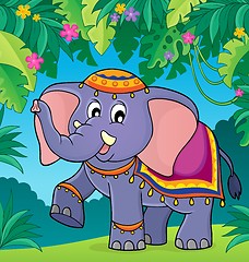 Image showing Indian elephant theme image 2