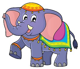 Image showing Indian elephant theme image 1