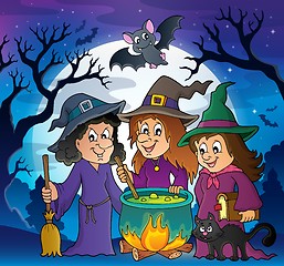 Image showing Three witches theme image 3