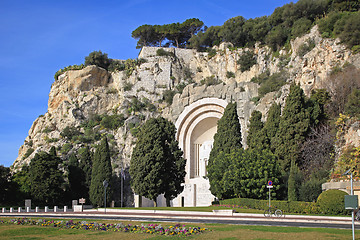 Image showing War Memorial in Nice