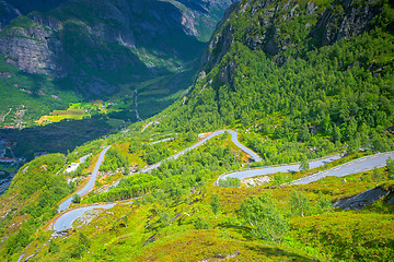 Image showing Famous dangerous road