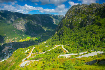 Image showing Famous dangerous road