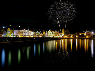 Image showing Fireworks on Curacao