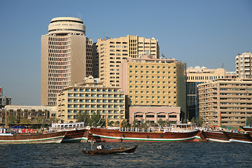 Image showing Creek Dubai Buildings
