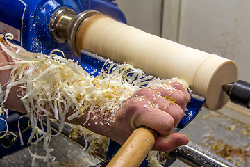 Image showing Woodturning