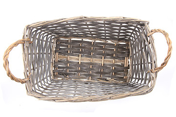 Image showing old natural basket isolated