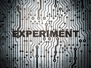 Image showing Science concept: circuit board with Experiment