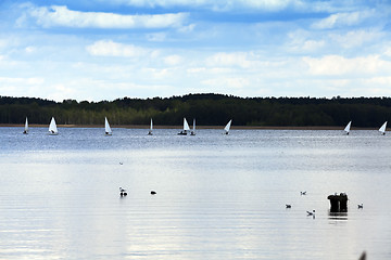 Image showing sailing. Spring season