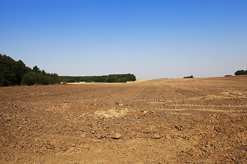 Image showing plowed agricultural field