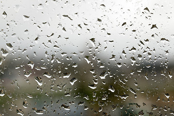 Image showing drops on glass