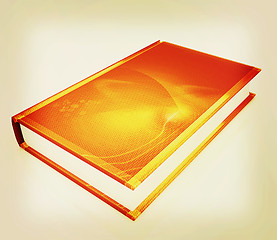 Image showing The Book . 3D illustration. Vintage style.