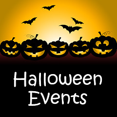 Image showing Halloween Events Means Trick Or Treat Function