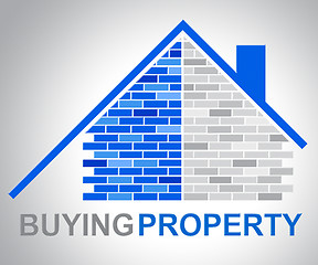 Image showing Buying Property Means Real Estate Property Purchases