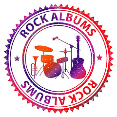 Image showing Rock Albums Shows CD Collection And Music