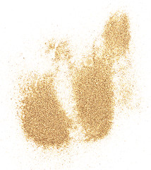 Image showing sand on white