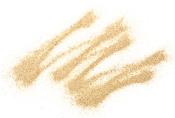 Image showing sand on white