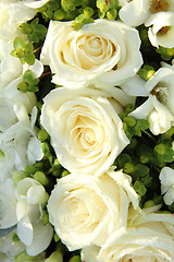 Image showing White wedding flowers