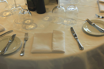 Image showing Table setting