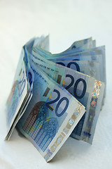 Image showing 20 euro banknotes