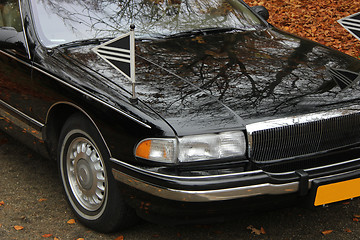 Image showing Black hearse