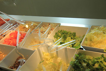 Image showing salad buffet