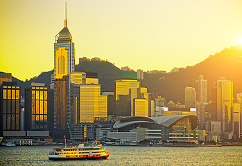 Image showing Hong Kong skyline