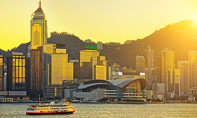 Image showing Hong Kong skyline