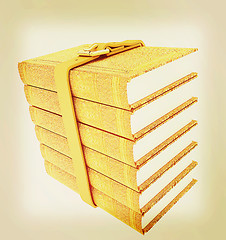 Image showing The Book . 3D illustration. Vintage style.