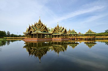 Image showing Pavilion of the Enlightened in Ancient city in Bangkok