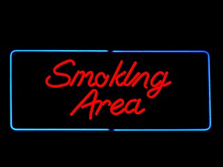 Image showing Smoking area