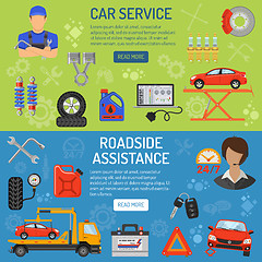 Image showing Car Service Banners