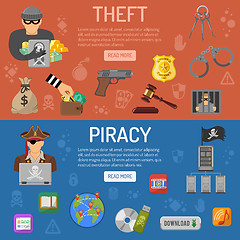 Image showing Piracy and Theft Banners