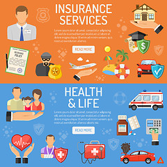 Image showing Insurance Services Banners