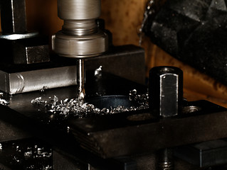 Image showing CNC drilling