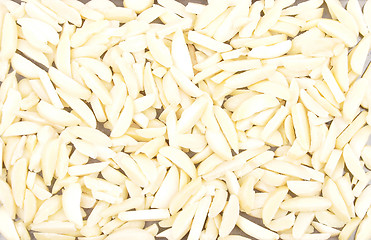Image showing Almond slivers background