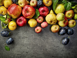 Image showing various fresh fruits