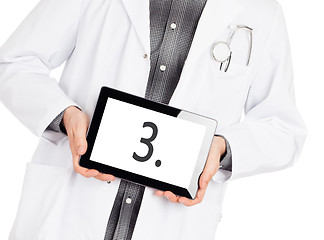 Image showing Doctor holding tablet - Number 3
