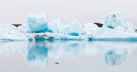 Image showing Jokulsarlon is a large glacial lake in southeast Iceland