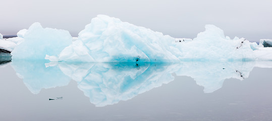 Image showing Jokulsarlon is a large glacial lake in southeast Iceland