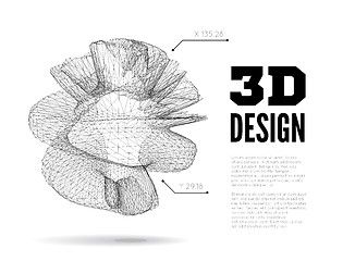 Image showing 3D abstract design