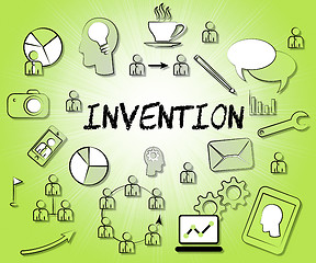 Image showing Invention Icons Means Innovating Invents And Innovating