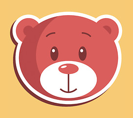 Image showing Teddy Bear Icon Indicates Stuffed Animal And Bears