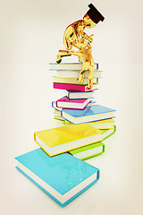 Image showing Welcome to best of knowledge! . 3D illustration. Vintage style.