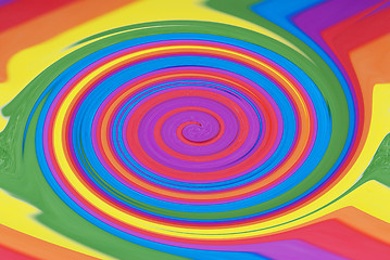 Image showing Rainbow Swirl