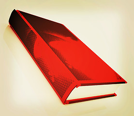 Image showing The Book . 3D illustration. Vintage style.