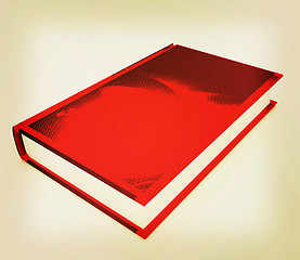 Image showing The Book . 3D illustration. Vintage style.